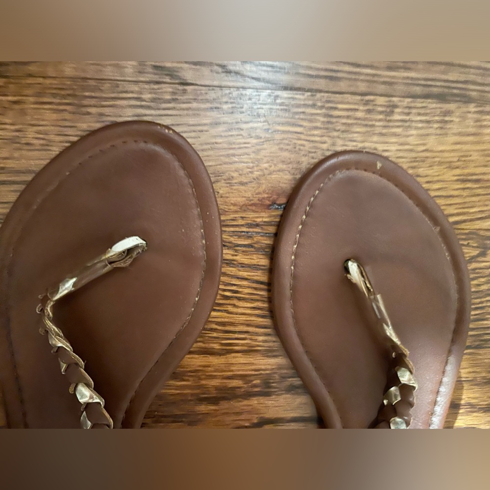 Zoey Gold Braided Sandal - Picture 4 of 9